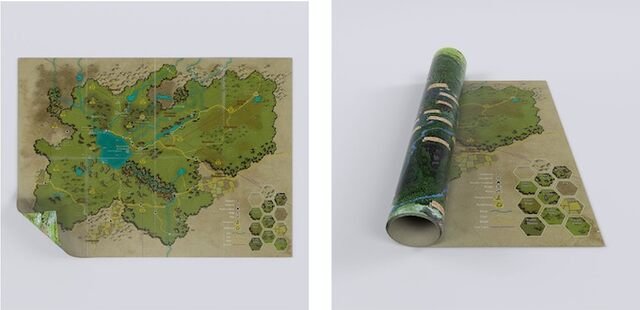 Dolmenwood Double - Sided Player/Referee's Poster Map - Exalted Funeral