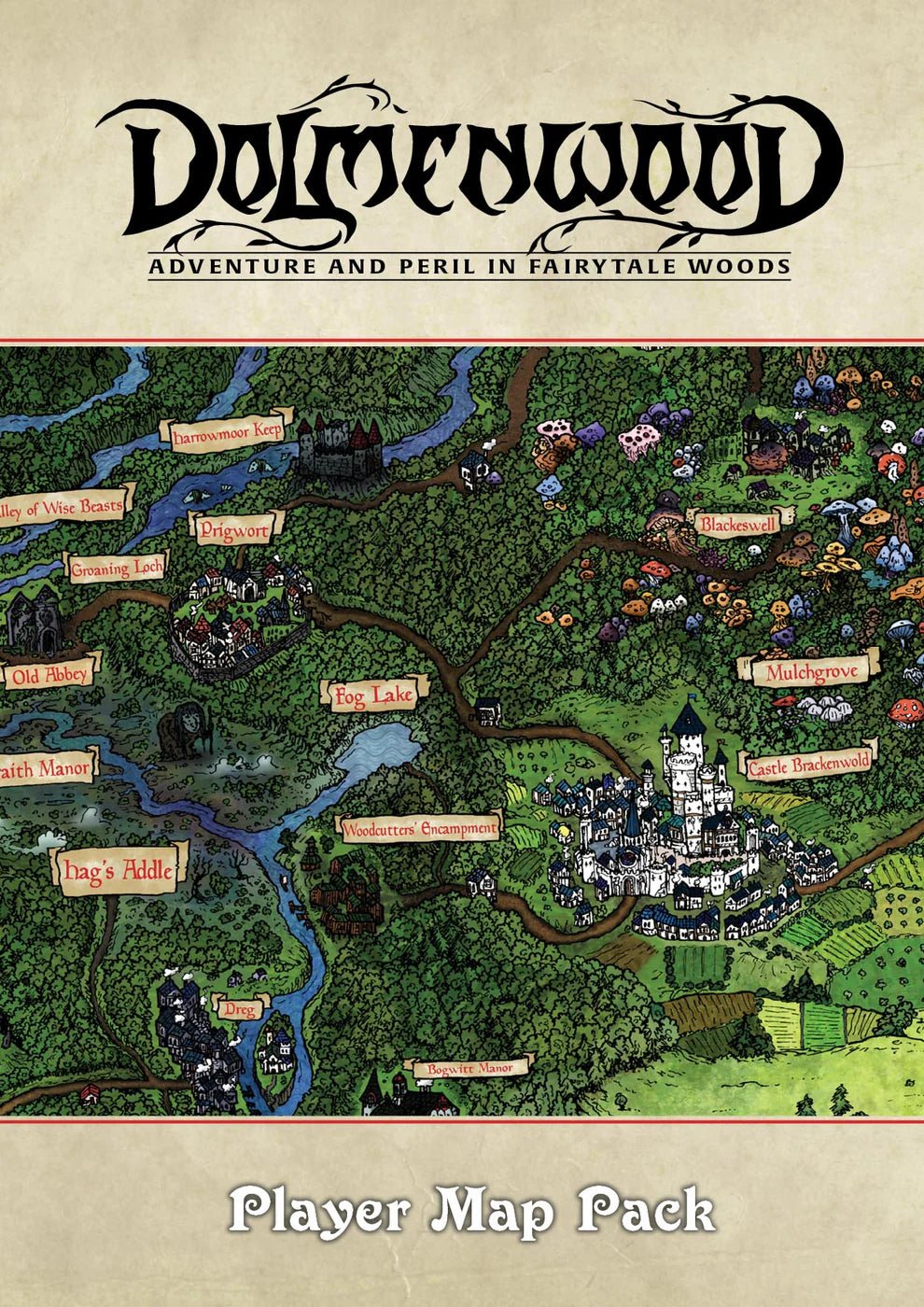 Dolmenwood Player Map Pack - Exalted Funeral