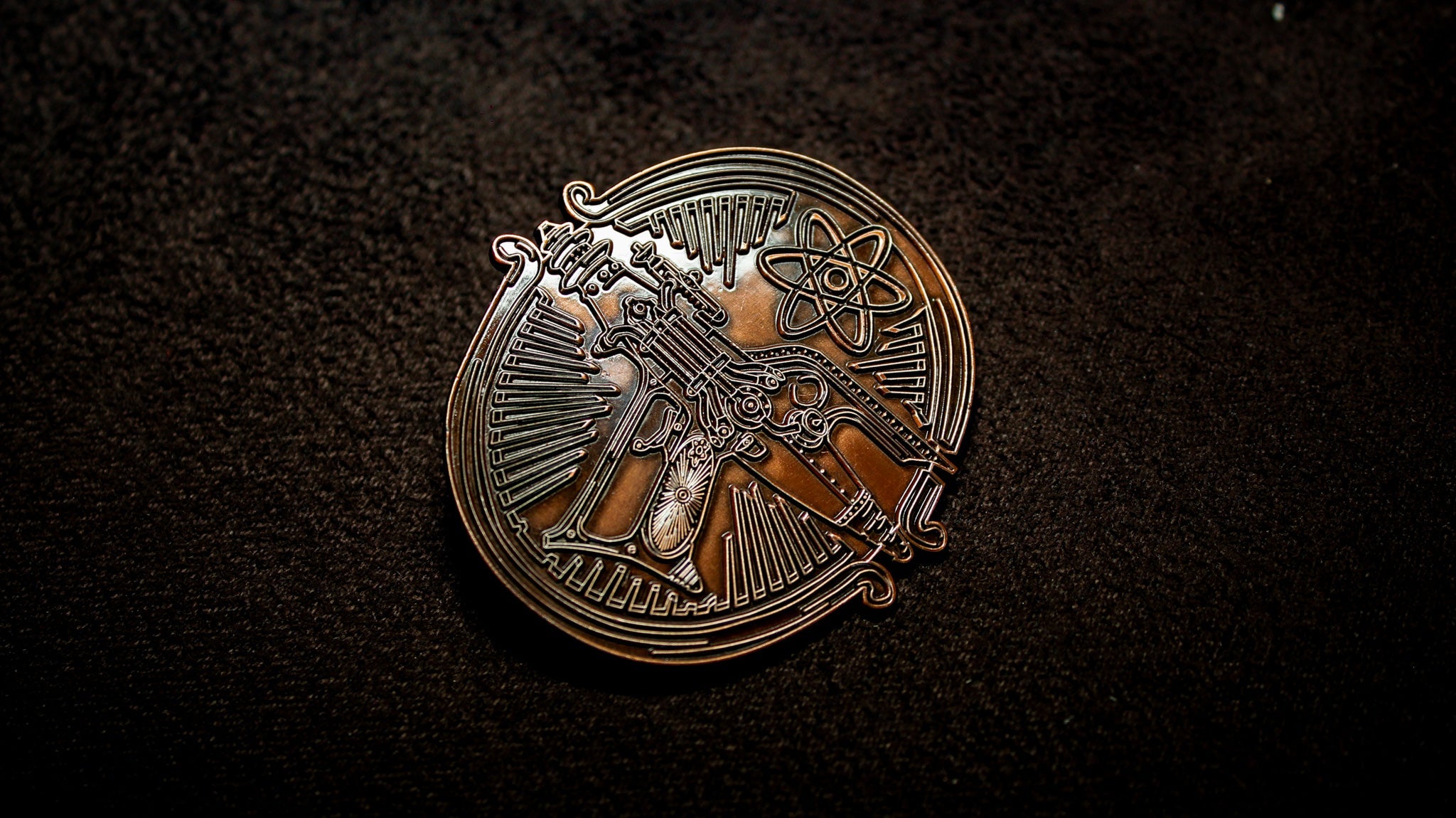 Dr. Grordbort's Copper Officer's Pin - Exalted Funeral