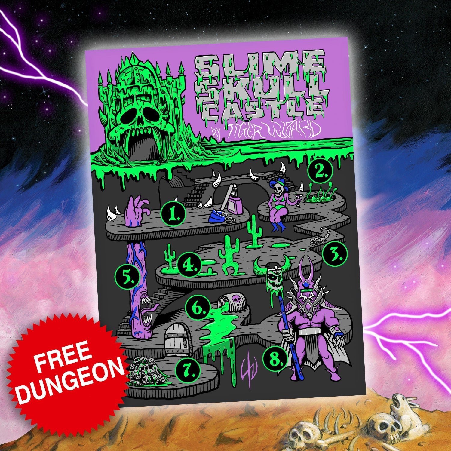 Epic Levels Slime Skull Castle - Exalted Funeral