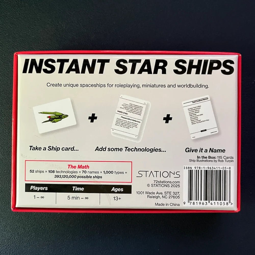 Instant Star Ships card deck - Exalted Funeral