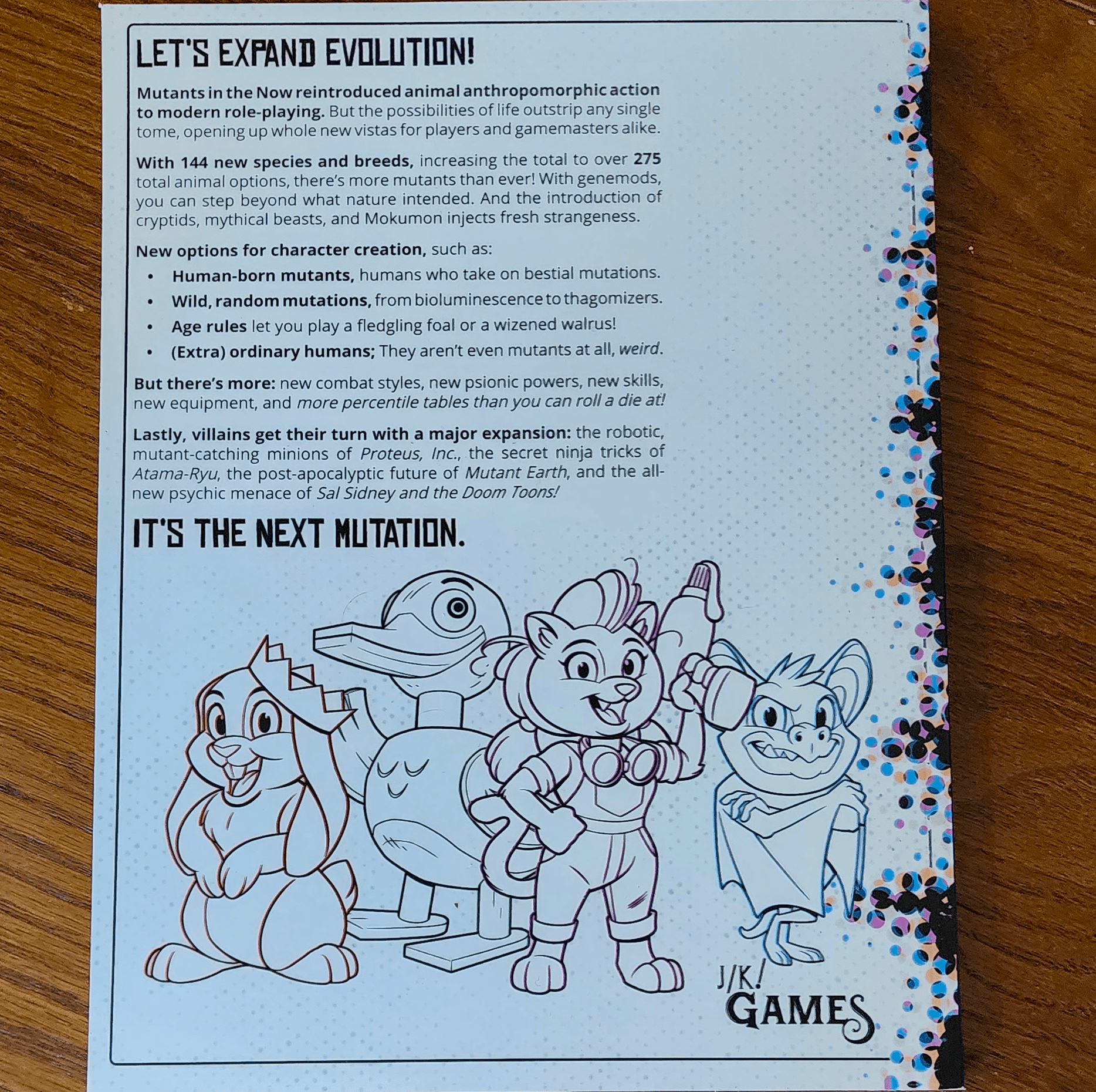 Mutants in the Next + PDF - Exalted Funeral
