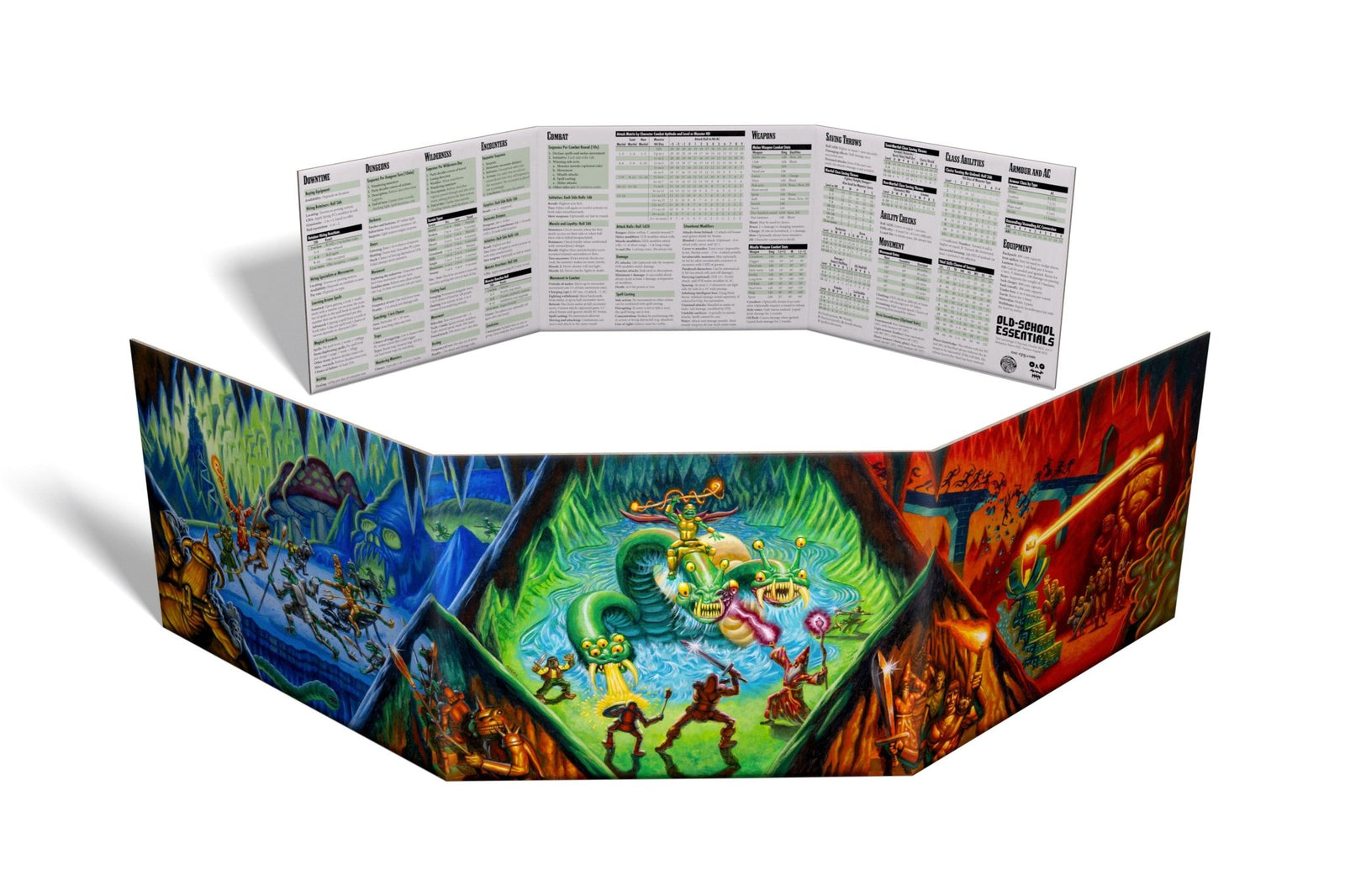 Old - School Essentials Deluxe Referee's Screen - Benjamin Marra Edition - Exalted Funeral