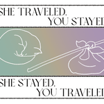 She Travelled, You Stayed / She Stayed, You Travelled - Exalted Funeral
