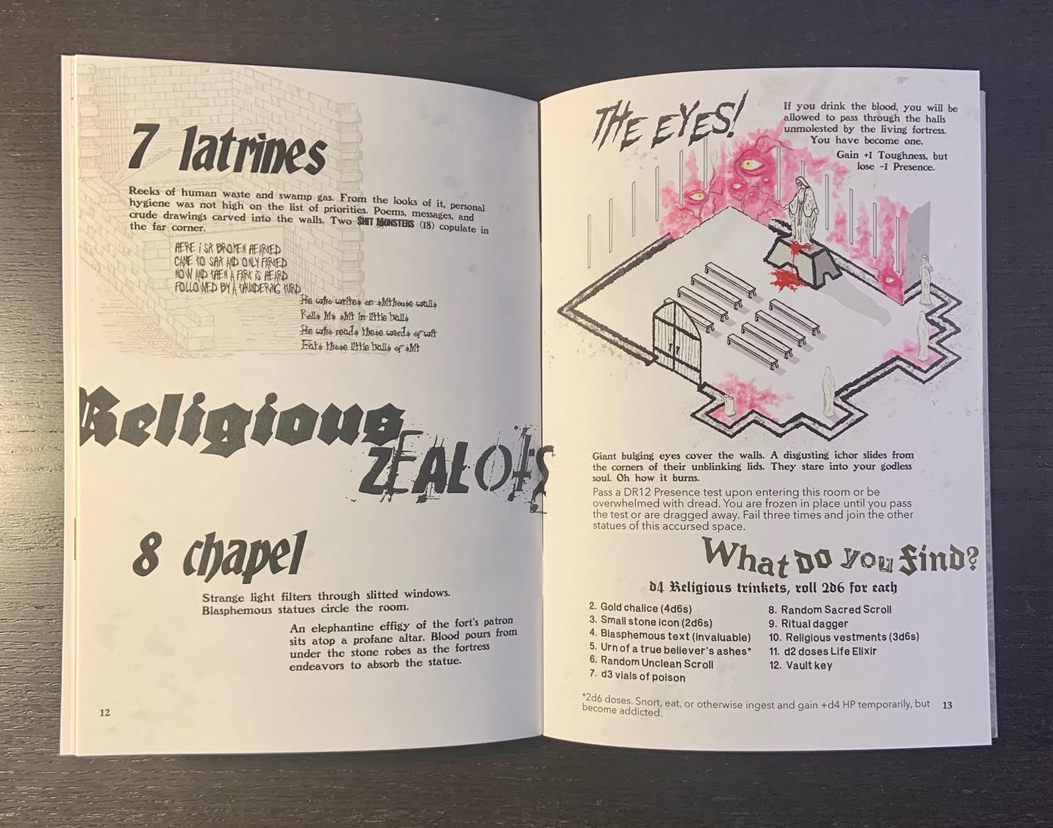 30 Days of MÖRK BORG Adventure Chapbook Vol. 1 + PDF - Exalted Funeral