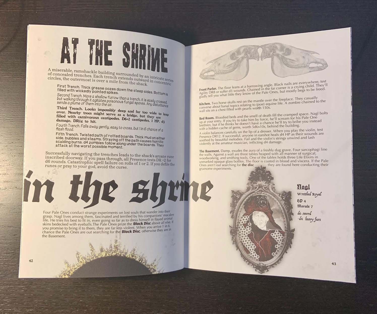 30 Days of MÖRK BORG Adventure Chapbook Vol. 1 + PDF - Exalted Funeral