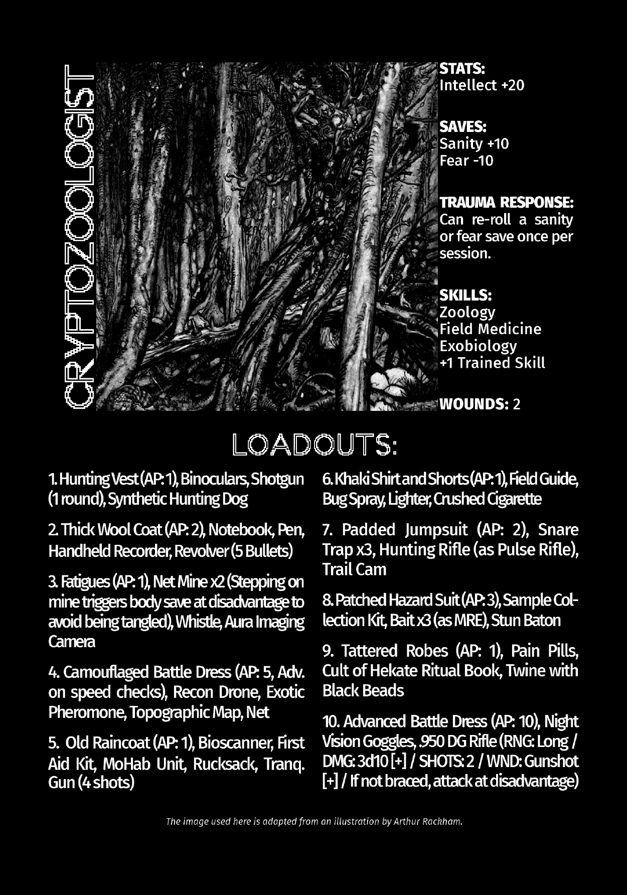 Alternate Classes From the Hecate Sector + PDF - Exalted Funeral