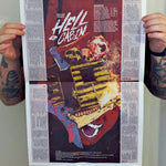 HELL CABIN 1 & 2 Double Feature RPG Poster