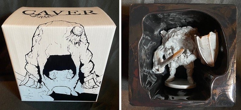 Massive Caver Mini + Severed Bits, Caver Forbidden Psalm Rules PDF - Exalted Funeral