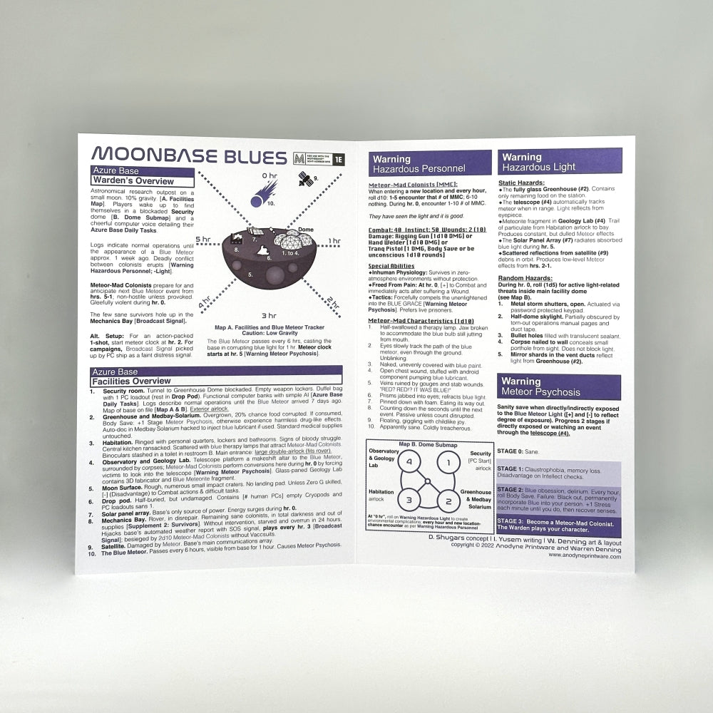 Moonbase Blues 1E + PDF - Exalted Funeral