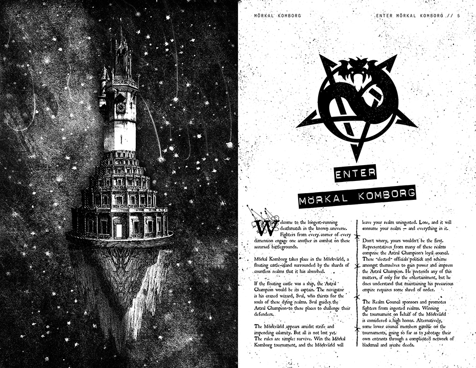 Mörkal Komborg: A Tournament of Death for MÖRK BORG + PDF - Exalted Funeral