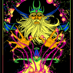 Old-School Essentials Enchanter Black Light Art Print - Exalted Funeral