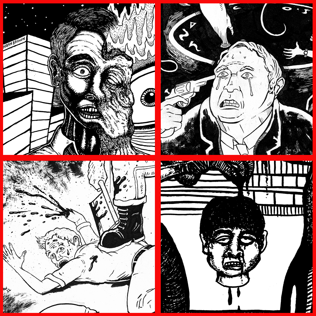 Screaming in Your Sleep Art Zine - Exalted Funeral