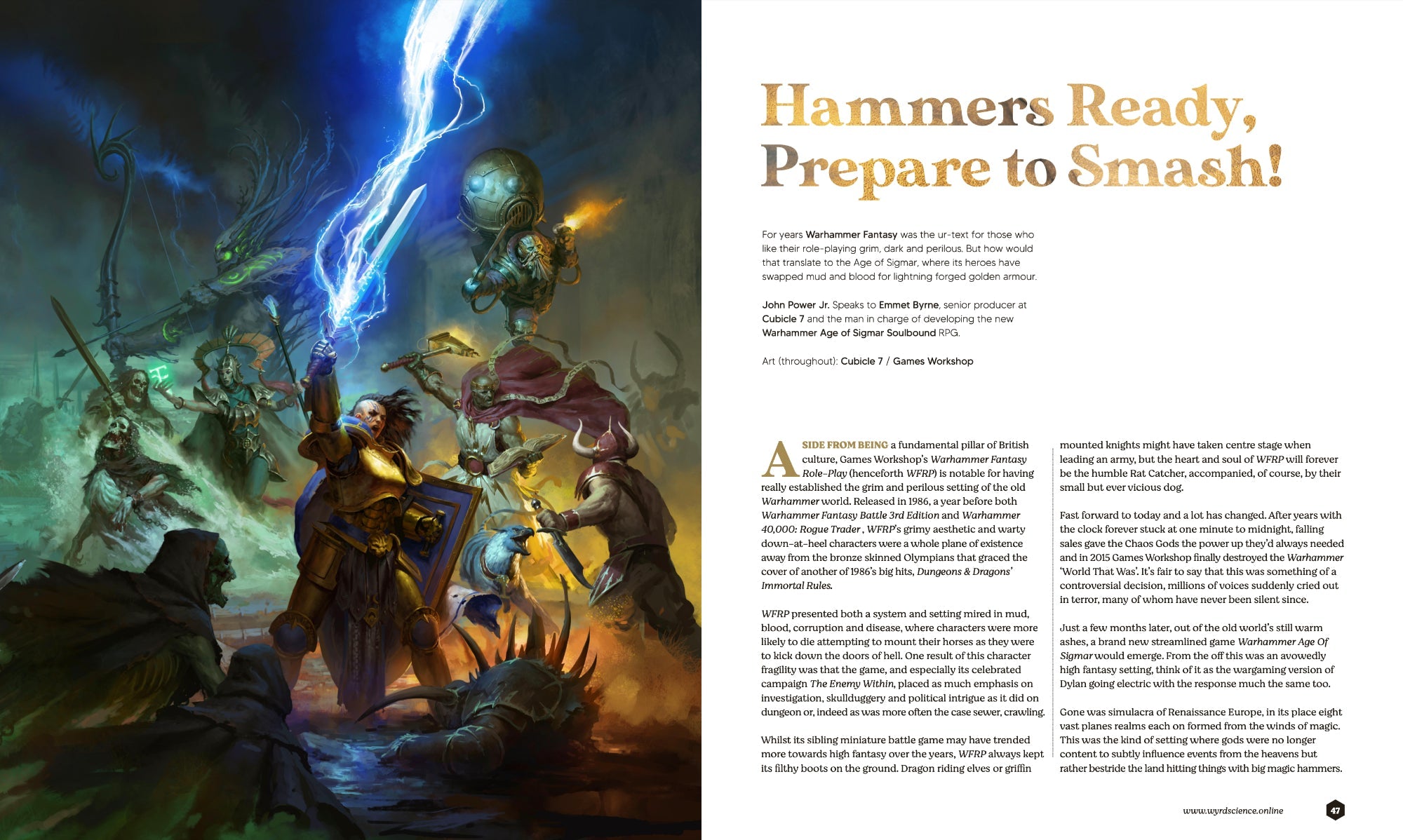 Wyrd Science Magazine - Exalted Funeral