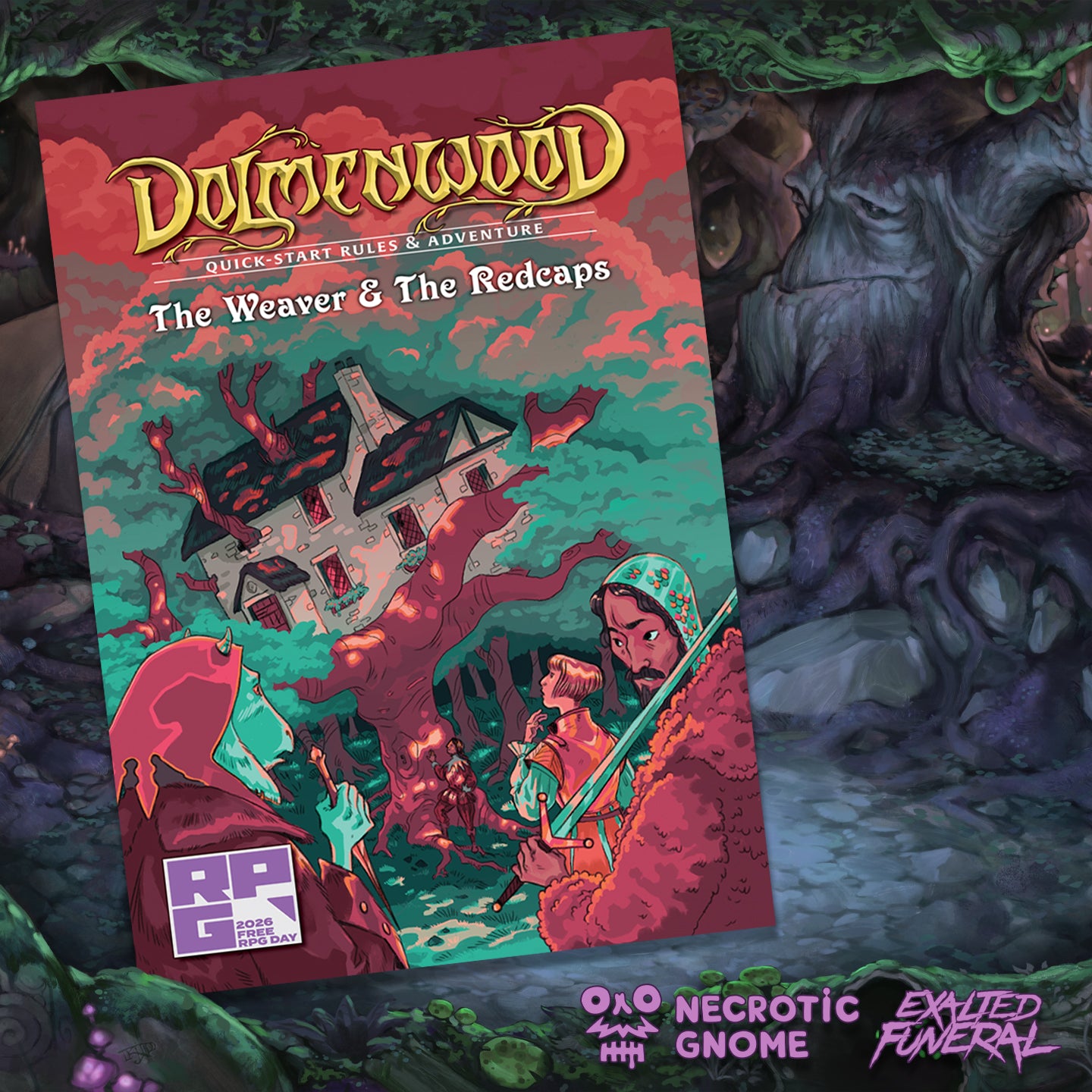 Dolmenwood Quick-Start: The Weaver & The Redcaps - Free RPG Day 2026 PDF Only