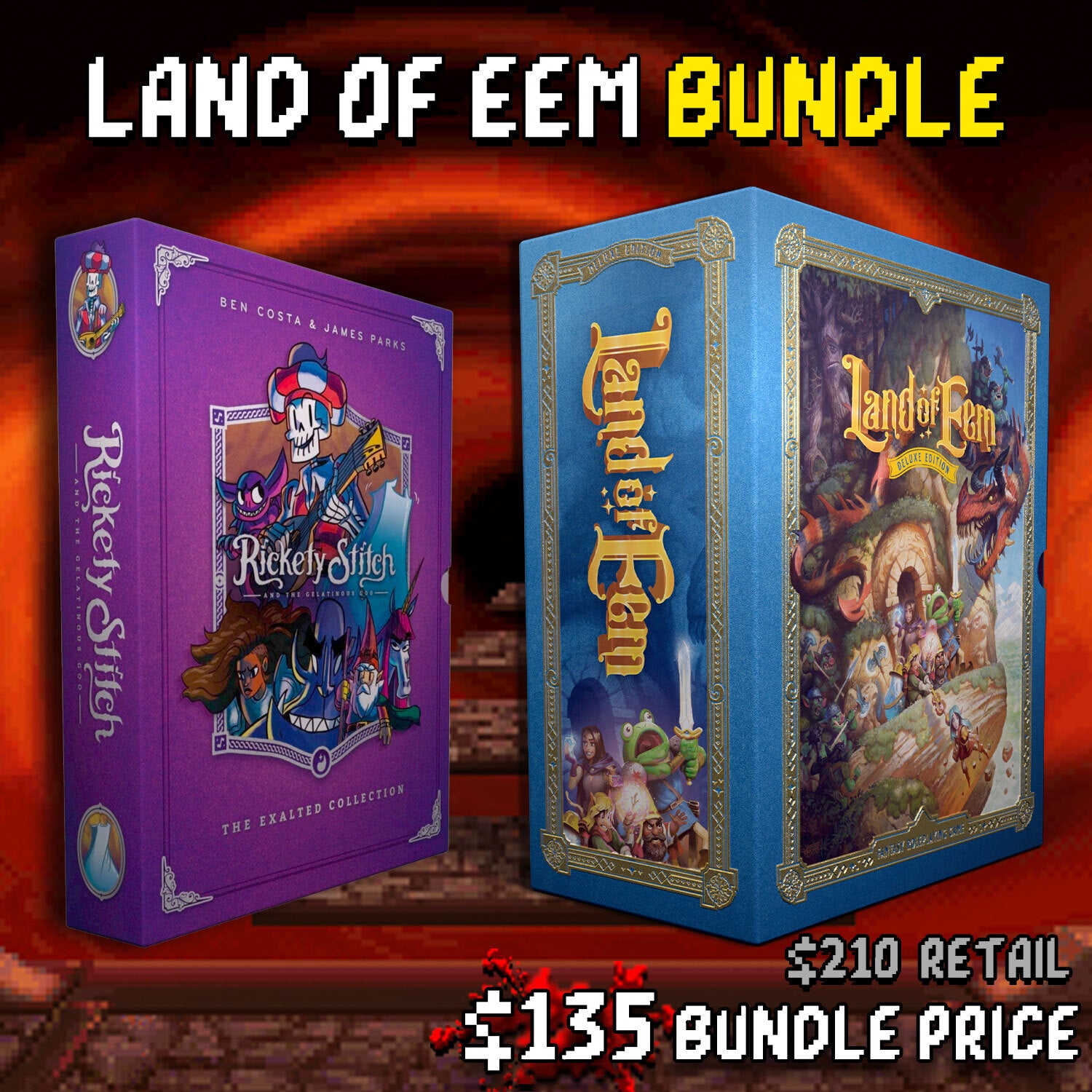Land of Eem and Rickety Stitch Game of the Year Combo