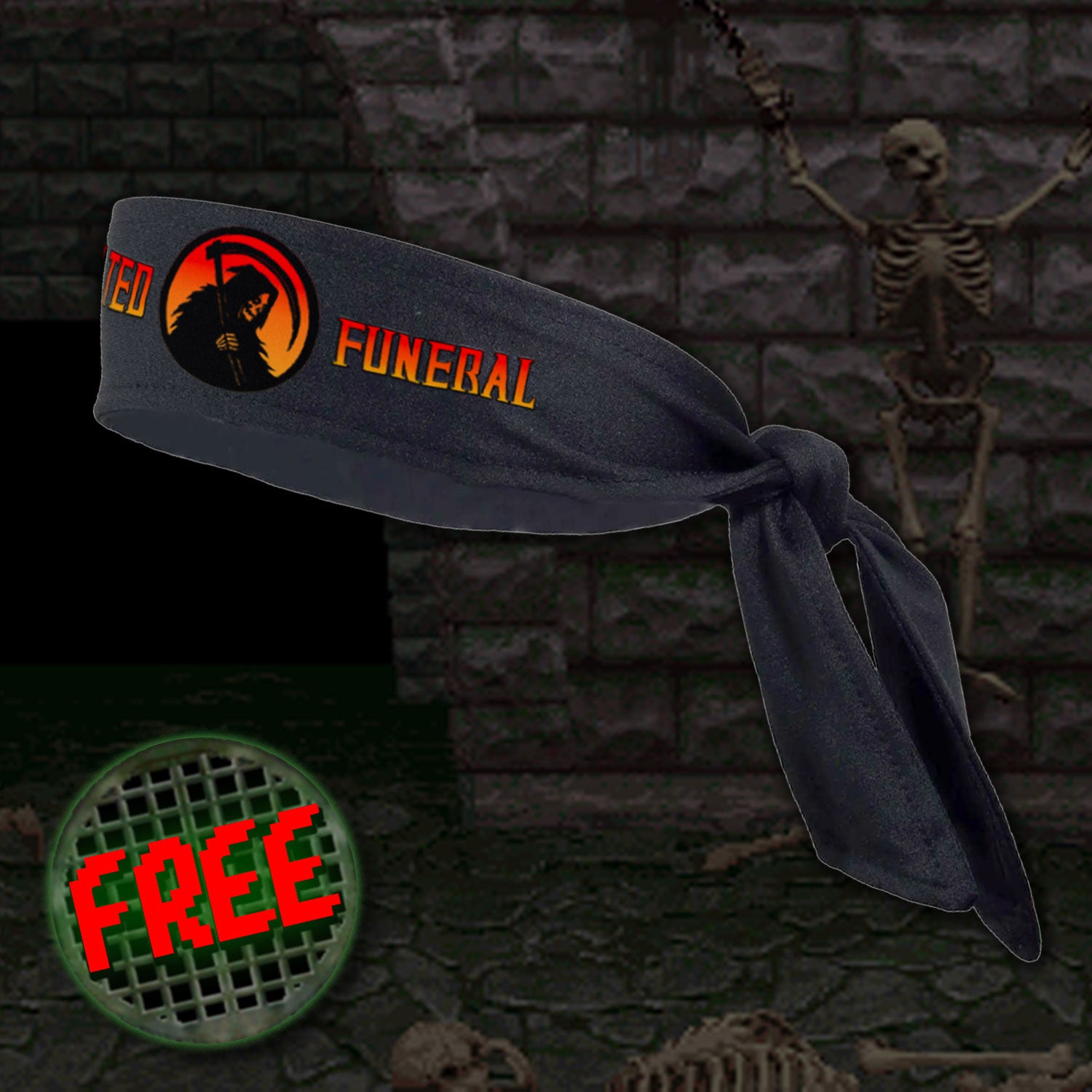 Mortal Funeral Karate Headband - FREE MORTAL FUNERAL GIVEAWAY