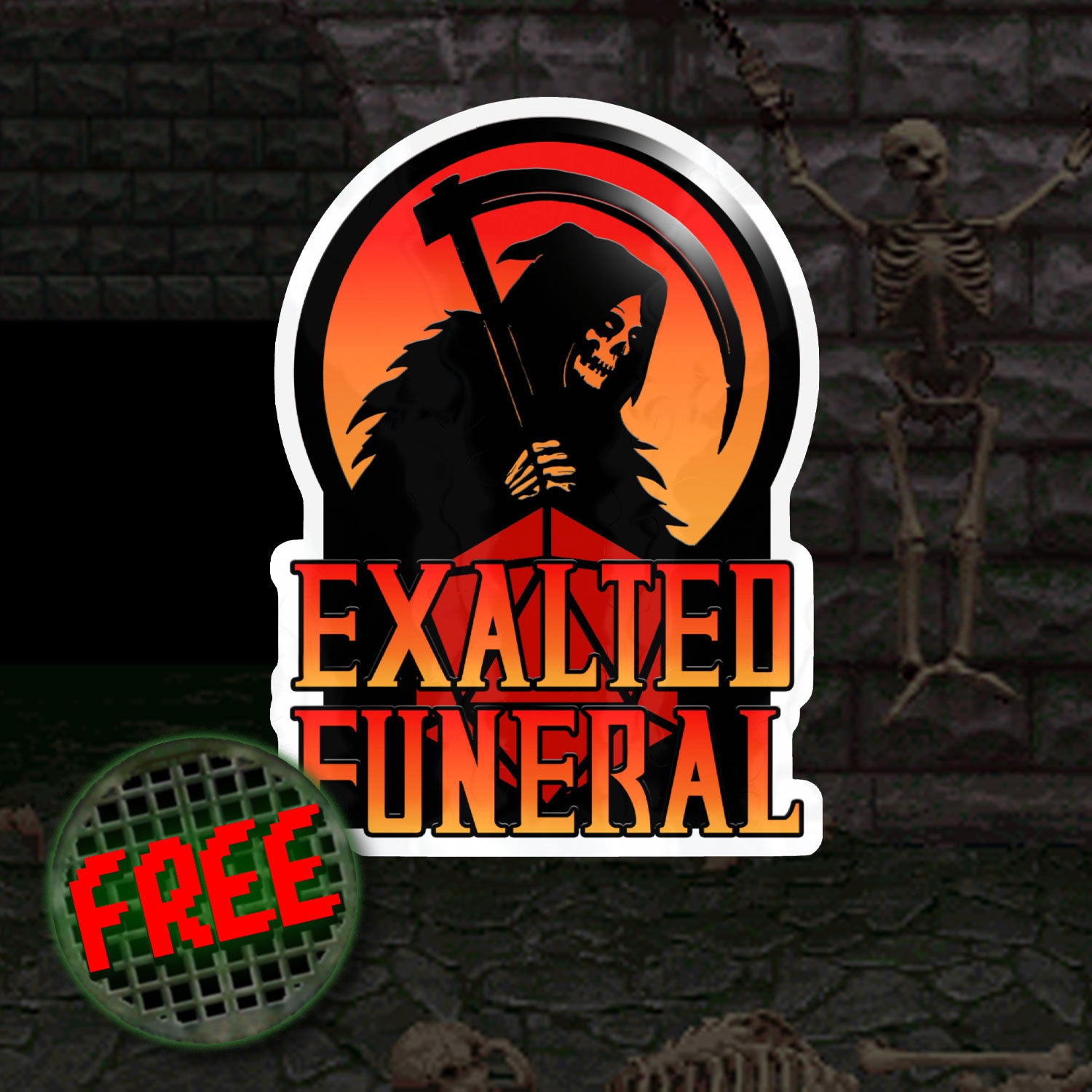 Mortal Funeral Sticker - FREE MORTAL FUNERAL GIVEAWAY