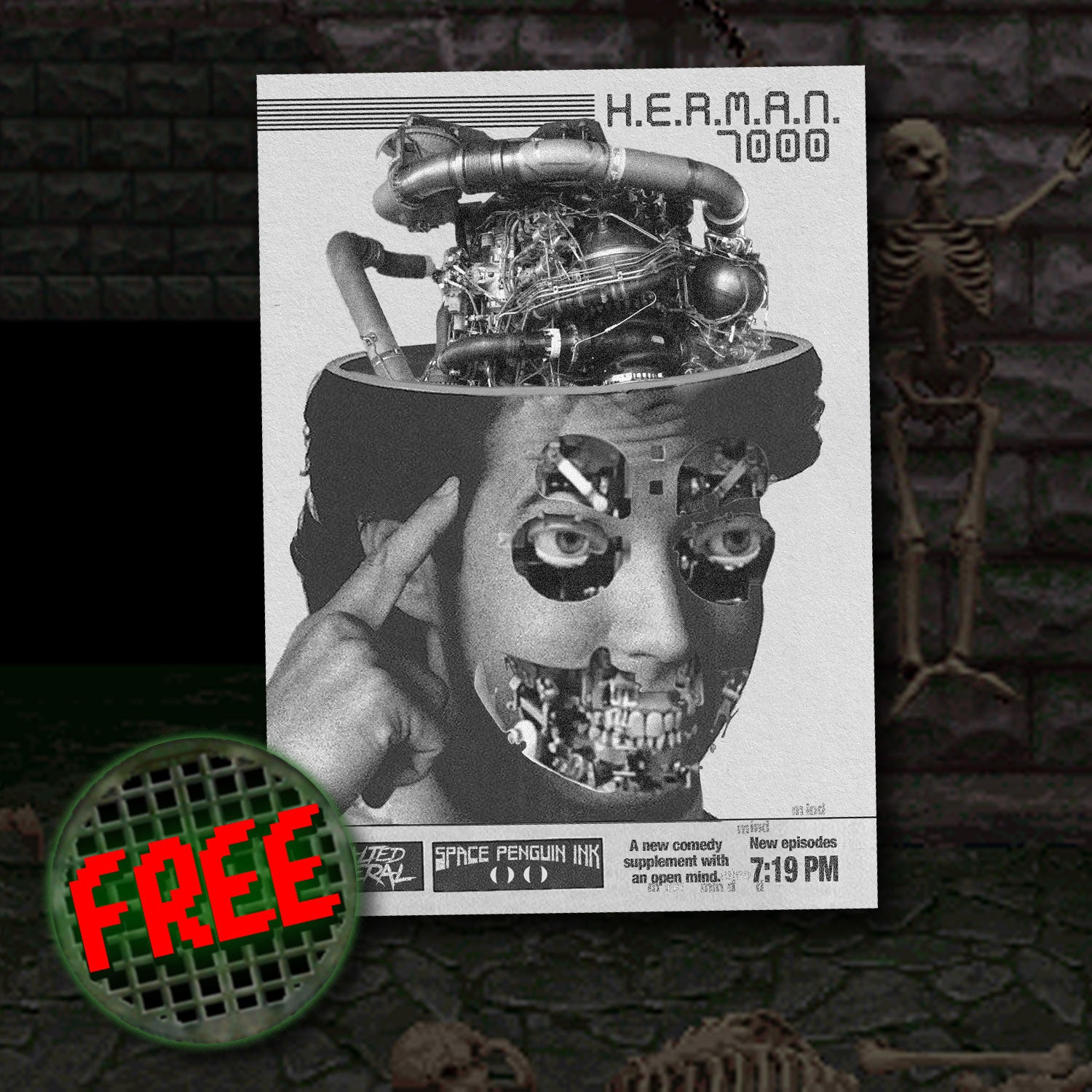 H.E.R.M.A.N. 7000 Zine - FREE MORTAL FUNERAL GIVEAWAY
