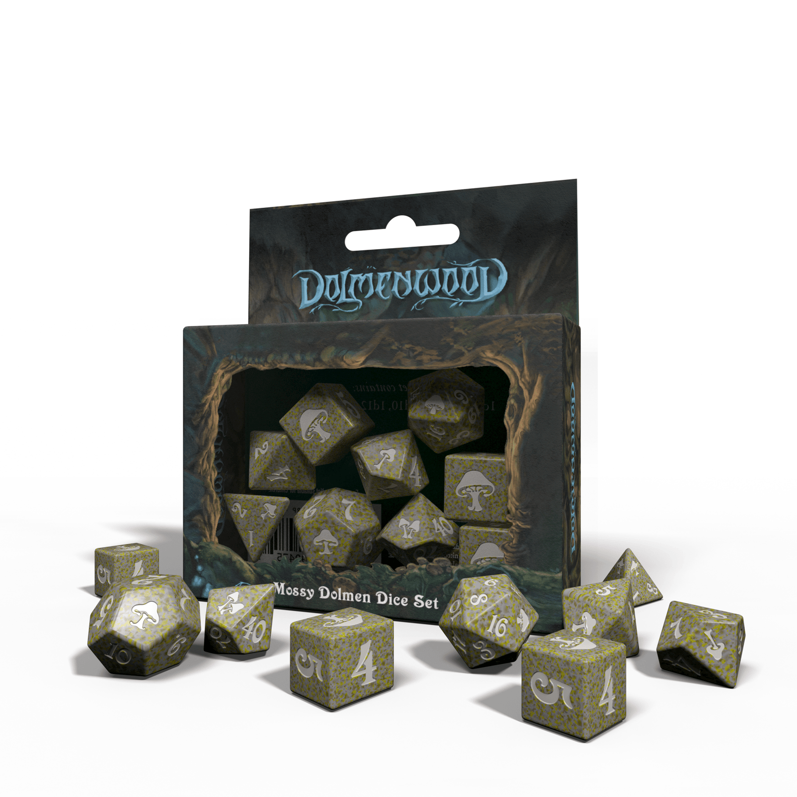 Dolmenwood Mossy Dolmen Dice Set - Exalted Funeral