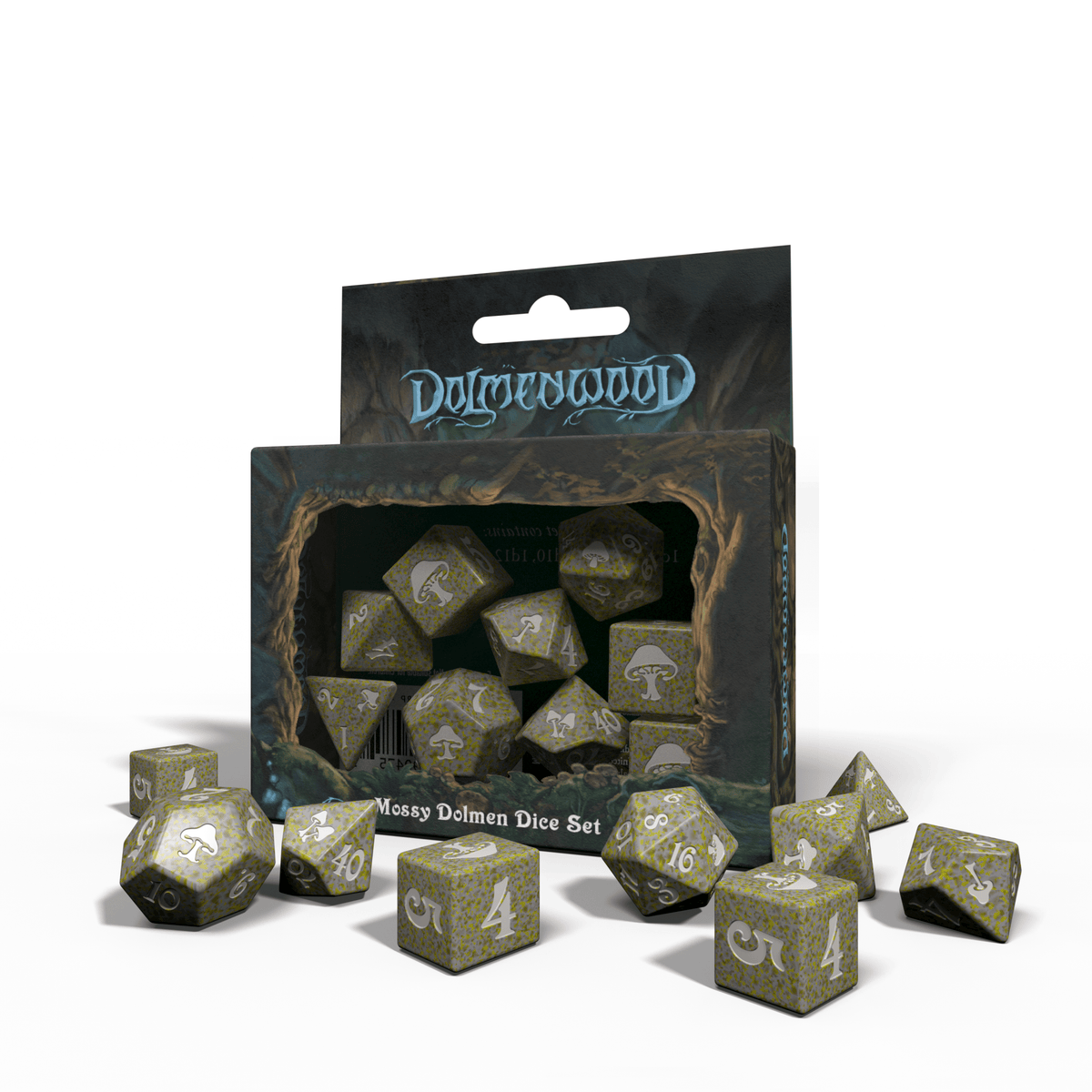 Dolmenwood Mossy Dolmen Dice Set - Exalted Funeral