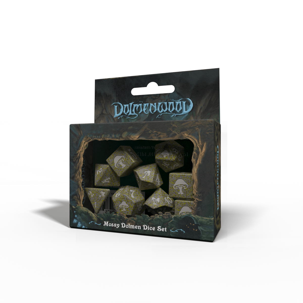 Dolmenwood Mossy Dolmen Dice Set - Exalted Funeral