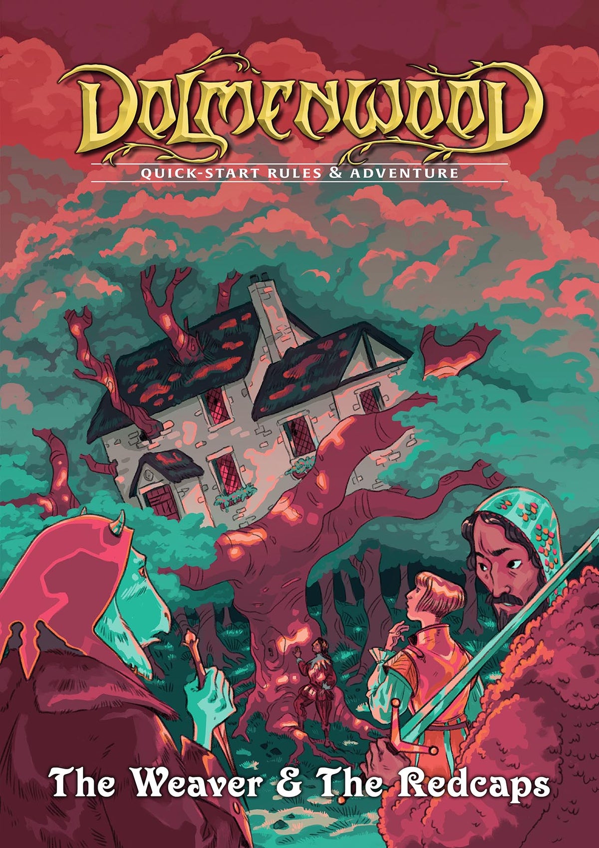 Dolmenwood Quick-Start: The Weaver & The Redcaps - Exalted Funeral