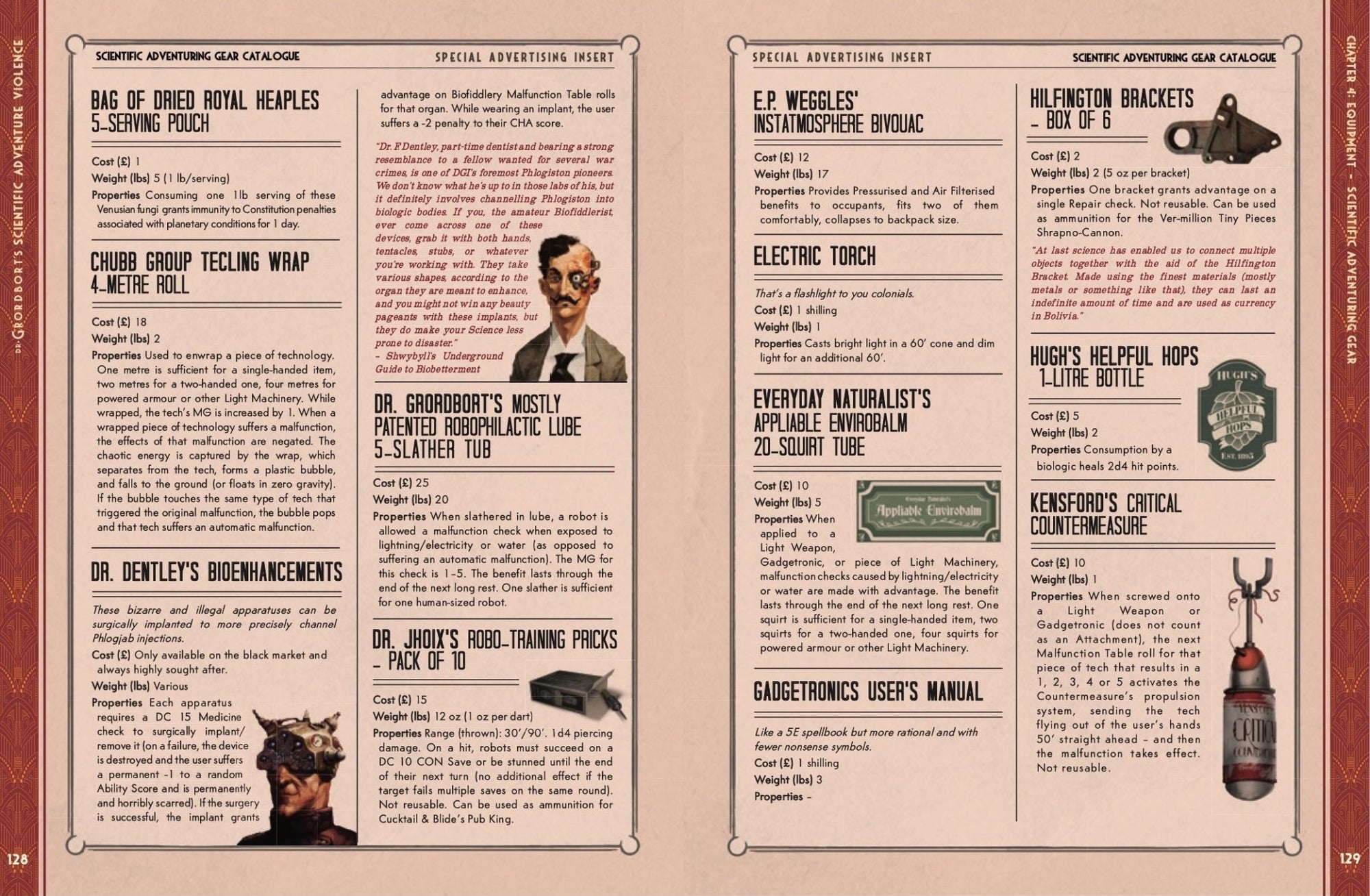 Dr. Grordbort’s Scientific Adventure Violence + PDF - Exalted Funeral
