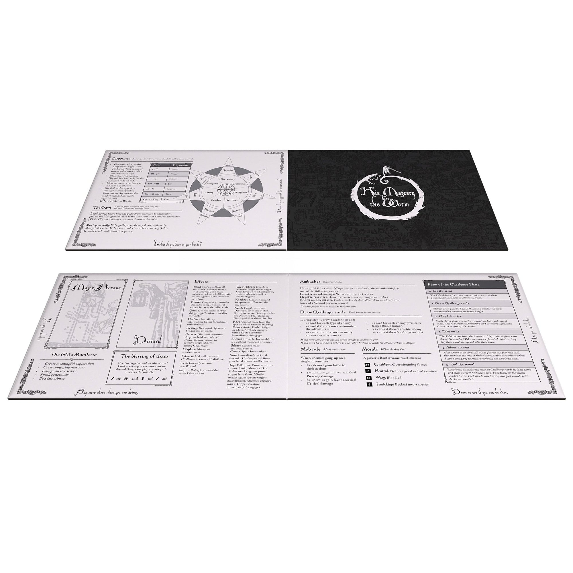 His Majesty the Worm Divination Boards - EARLY WORM PREORDER UNLOCKED STRETCH GOAL - Exalted Funeral