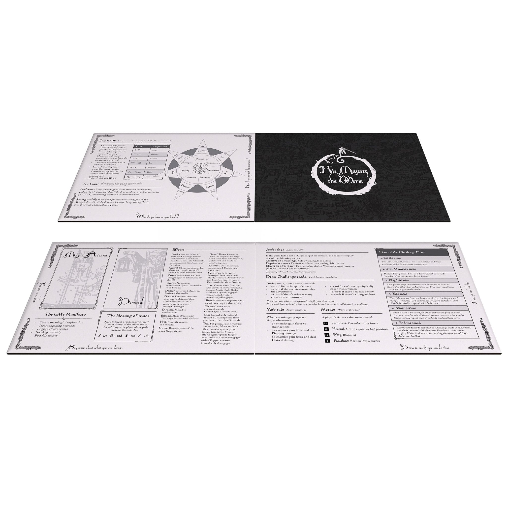 His Majesty the Worm Divination Boards - EARLY WORM PREORDER UNLOCKED STRETCH GOAL - Exalted Funeral