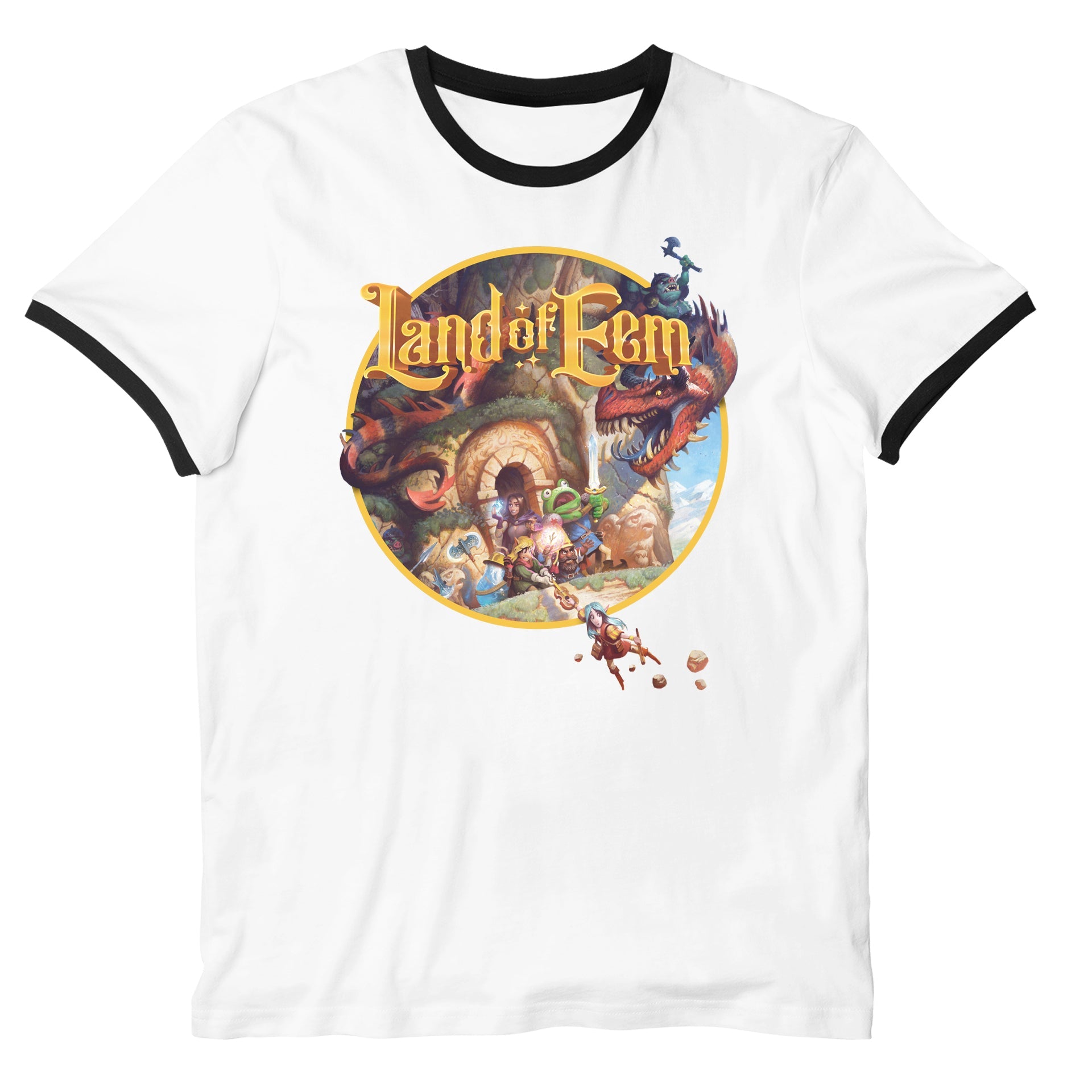 Land of Eem Ringer Shirt - Exalted Funeral