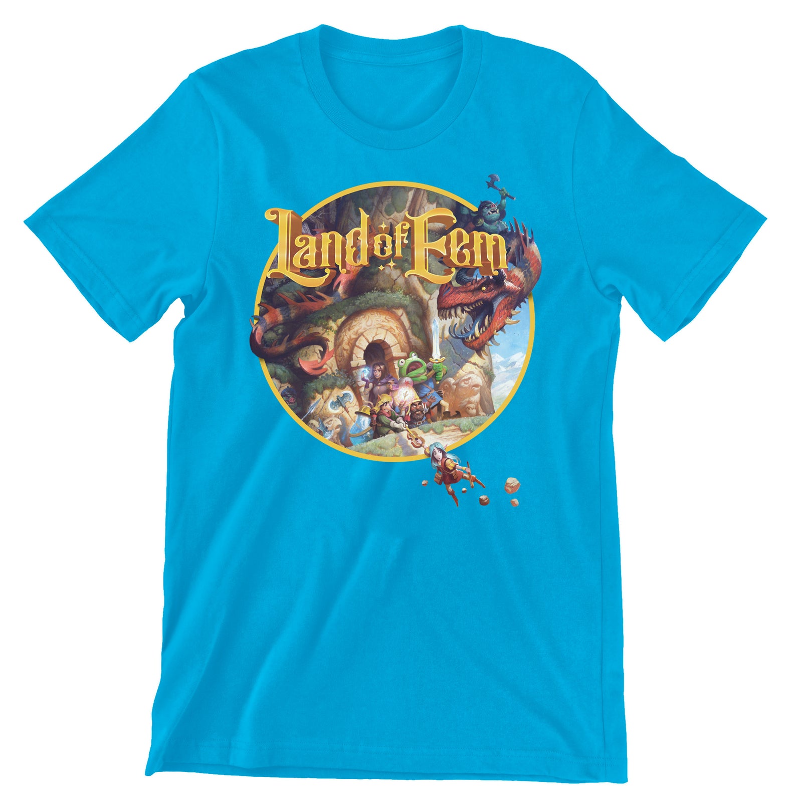 Land of Eem Turquoise Short Sleeve T-Shirt