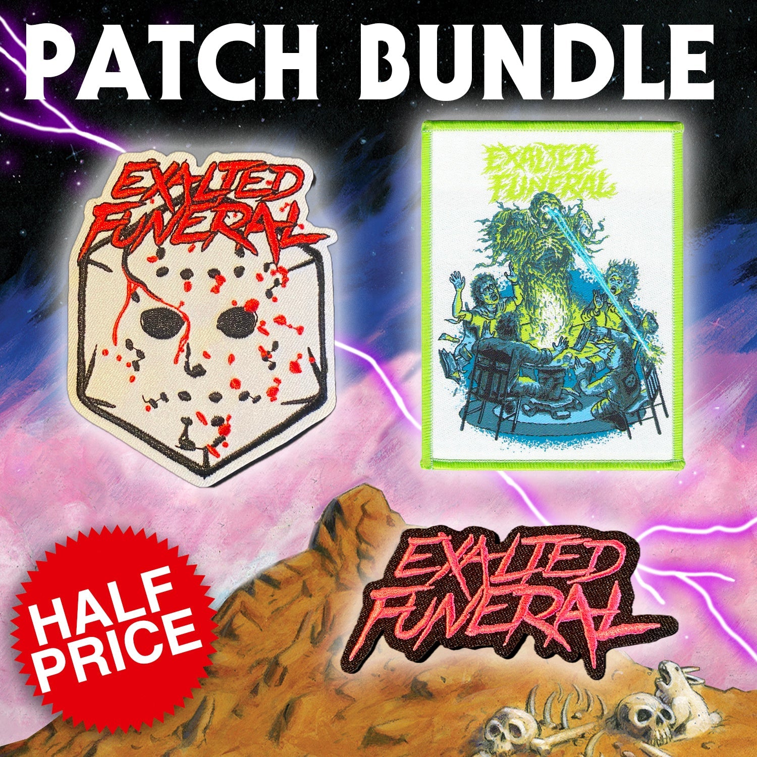 Masters of the Funeralverse Patch Bundle - Exalted Funeral