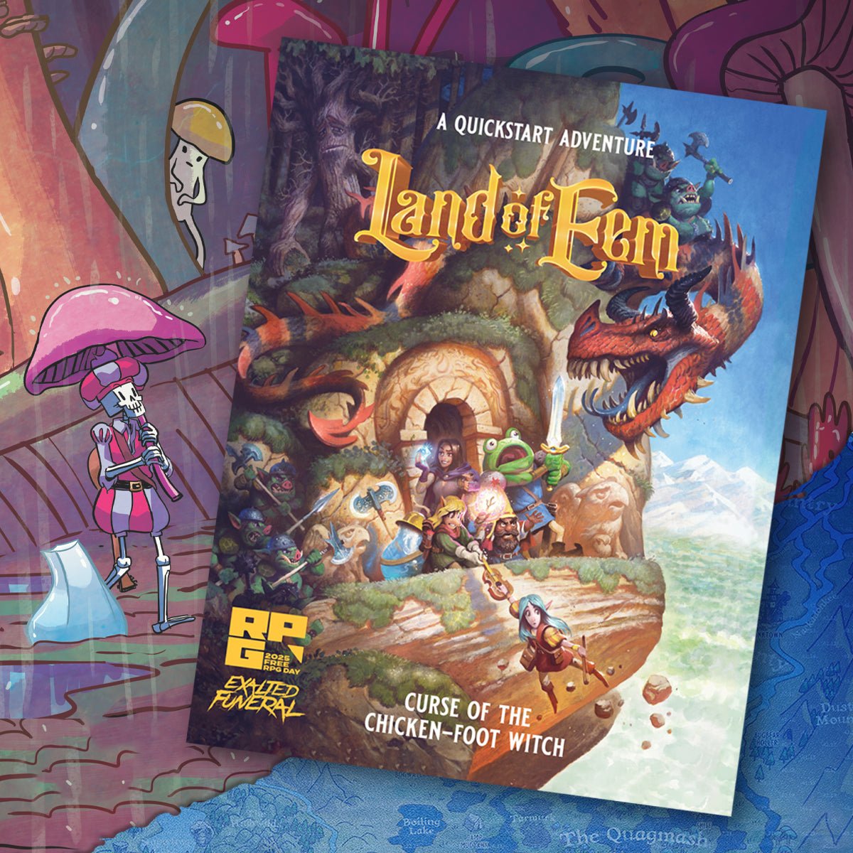 Monty Python & Land of Eem Flip Book - Exalted Funeral 2025 FREE RPG Day PDF - Exalted Funeral