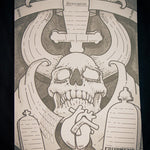 Mörk Borg Compatible Character Sheets Pad - Pilgrimage of the Penitent Version - Exalted Funeral