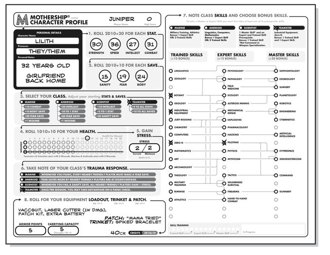 Mothership: Player's Survival Guide [1E] + PDF - Exalted Funeral