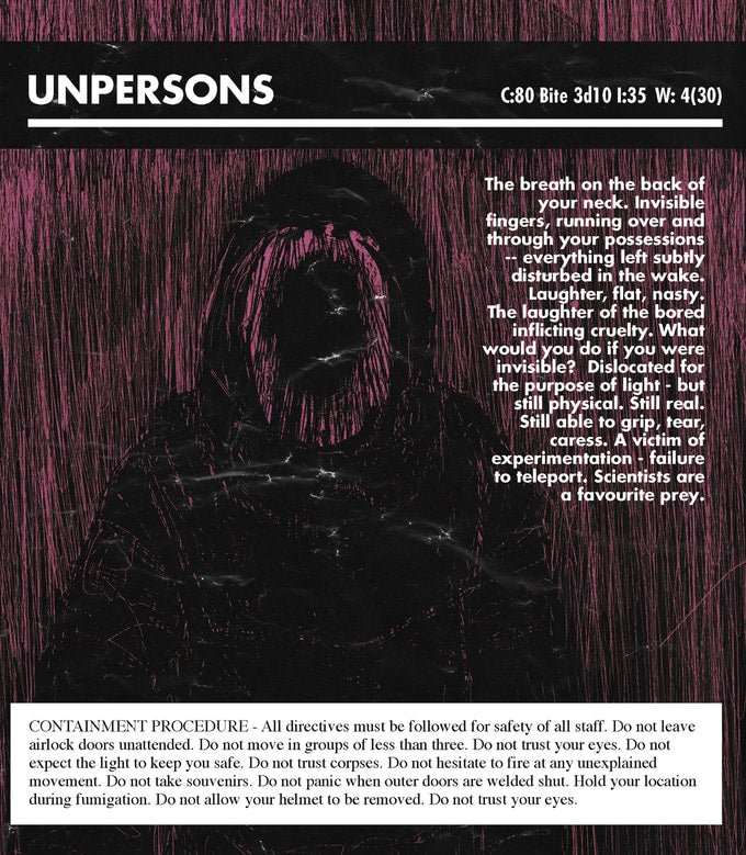 Mothership: Unconfirmed Contact Reports + PDF - Exalted Funeral