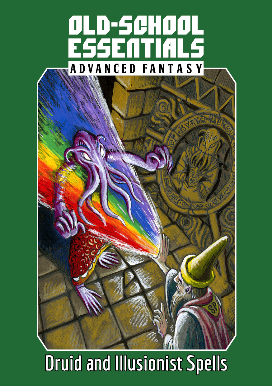 Old - School Essentials Advanced Fantasy Druid and Illusionist Spells - Exalted Funeral