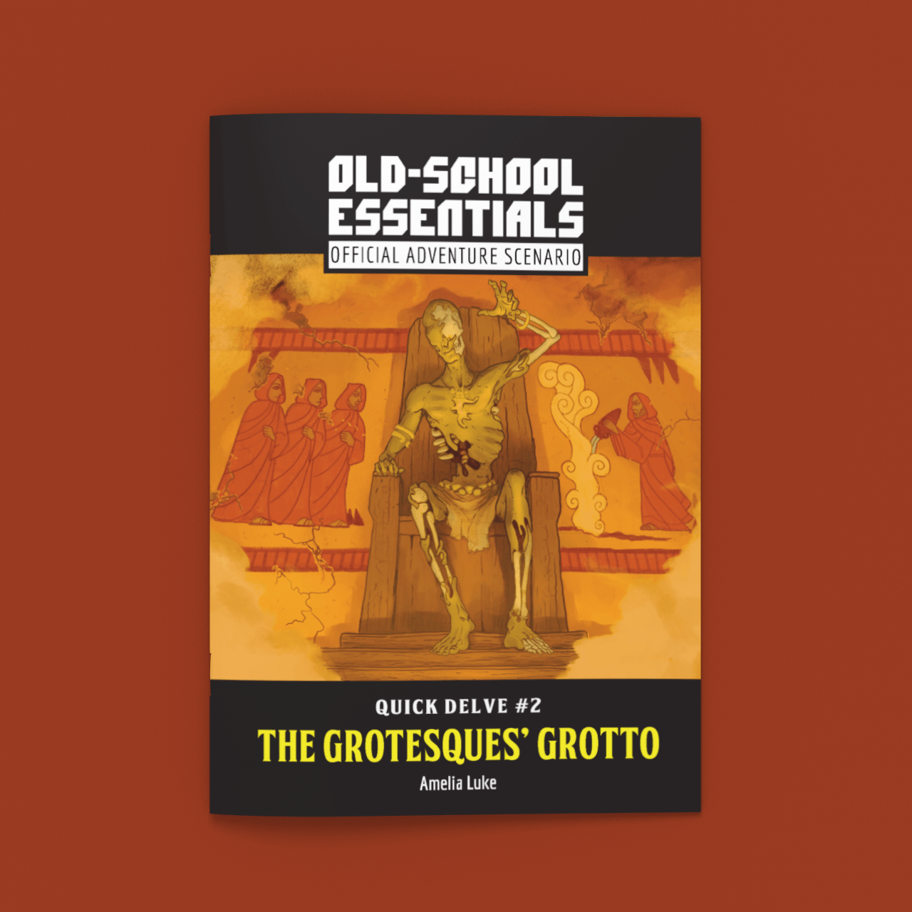 Old - School Essentials Official Adventure Scenario: Quick Delve 2 - The Grotesques' Grotto + PDF - Exalted Funeral