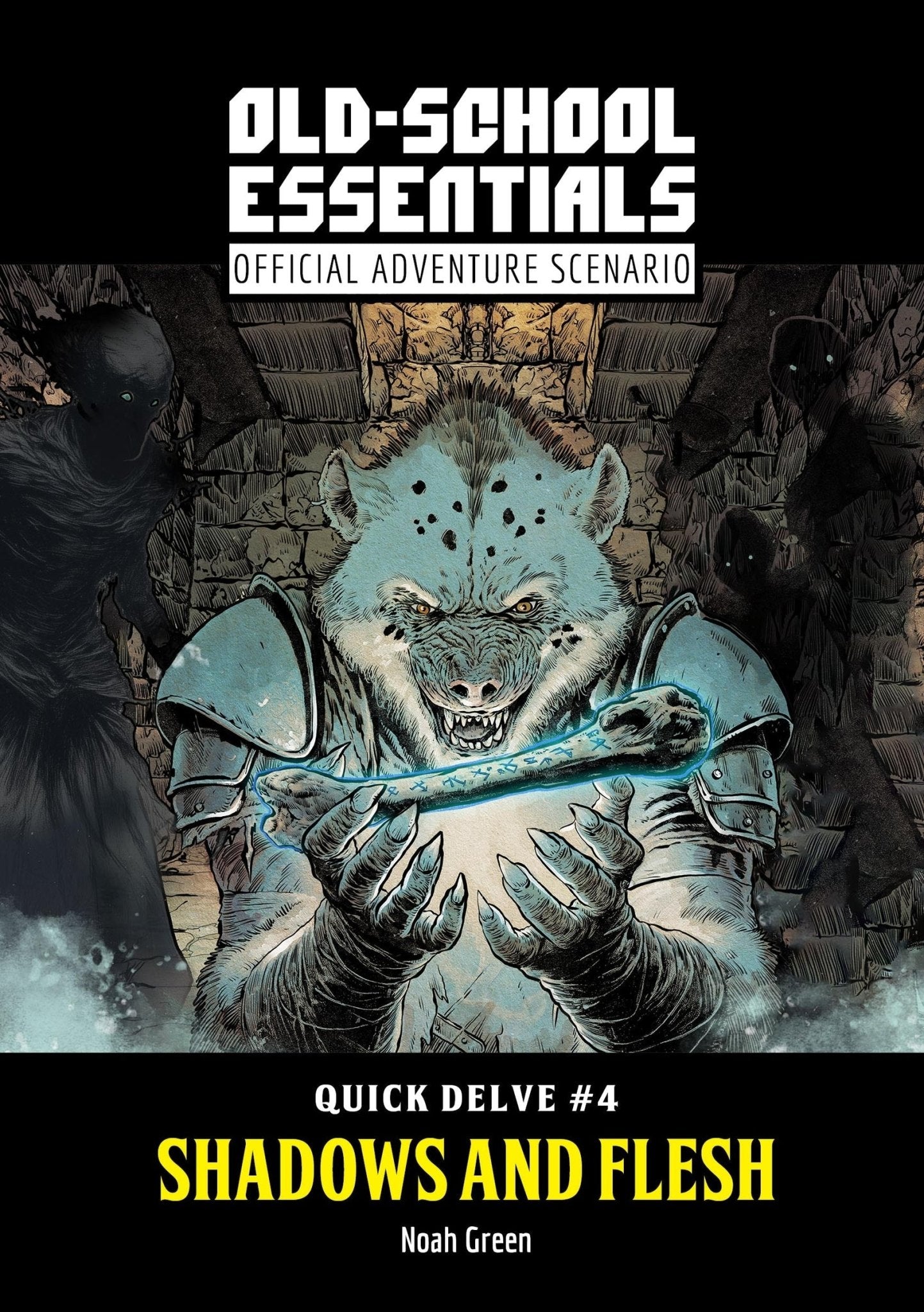 Old-School Essentials Official Adventure Scenario: Quick Delve 4 - Shadows and Flesh + PDF - Exalted Funeral