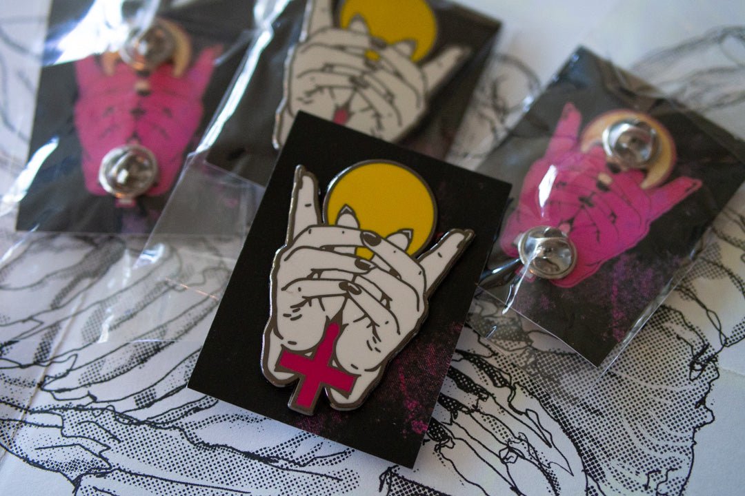Pilgrimage of the Penitent Enamel Pin - Exalted Funeral