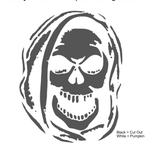 Skully-o'-lantern Pumpkin Carving Contest Stencil - FREE Download - Exalted Funeral