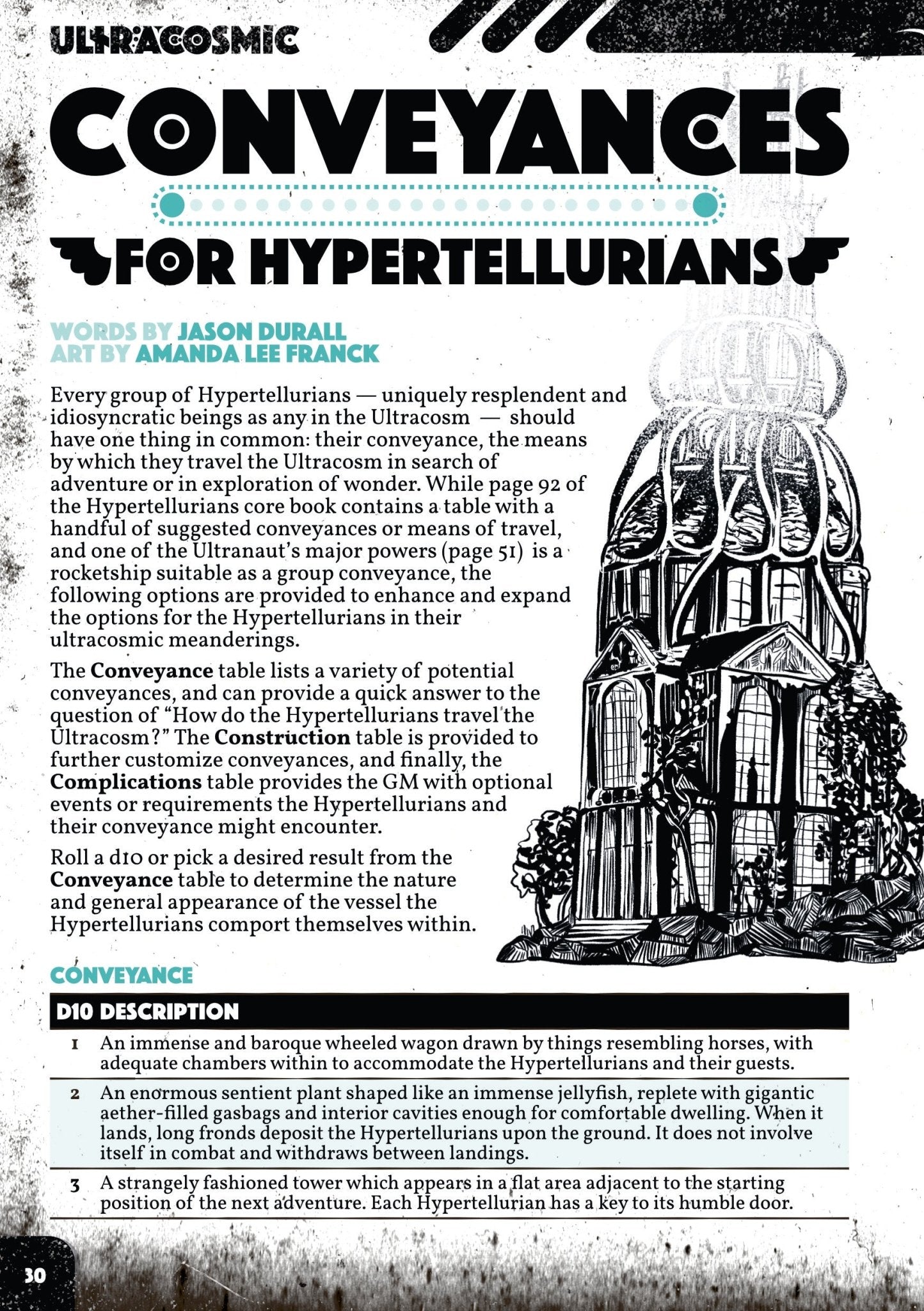 Ultracosmic: Hypertellurians Zine + PDF - Exalted Funeral