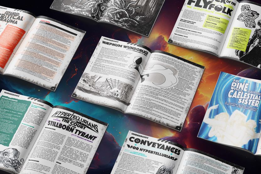 Ultracosmic: Hypertellurians Zine + PDF - Exalted Funeral