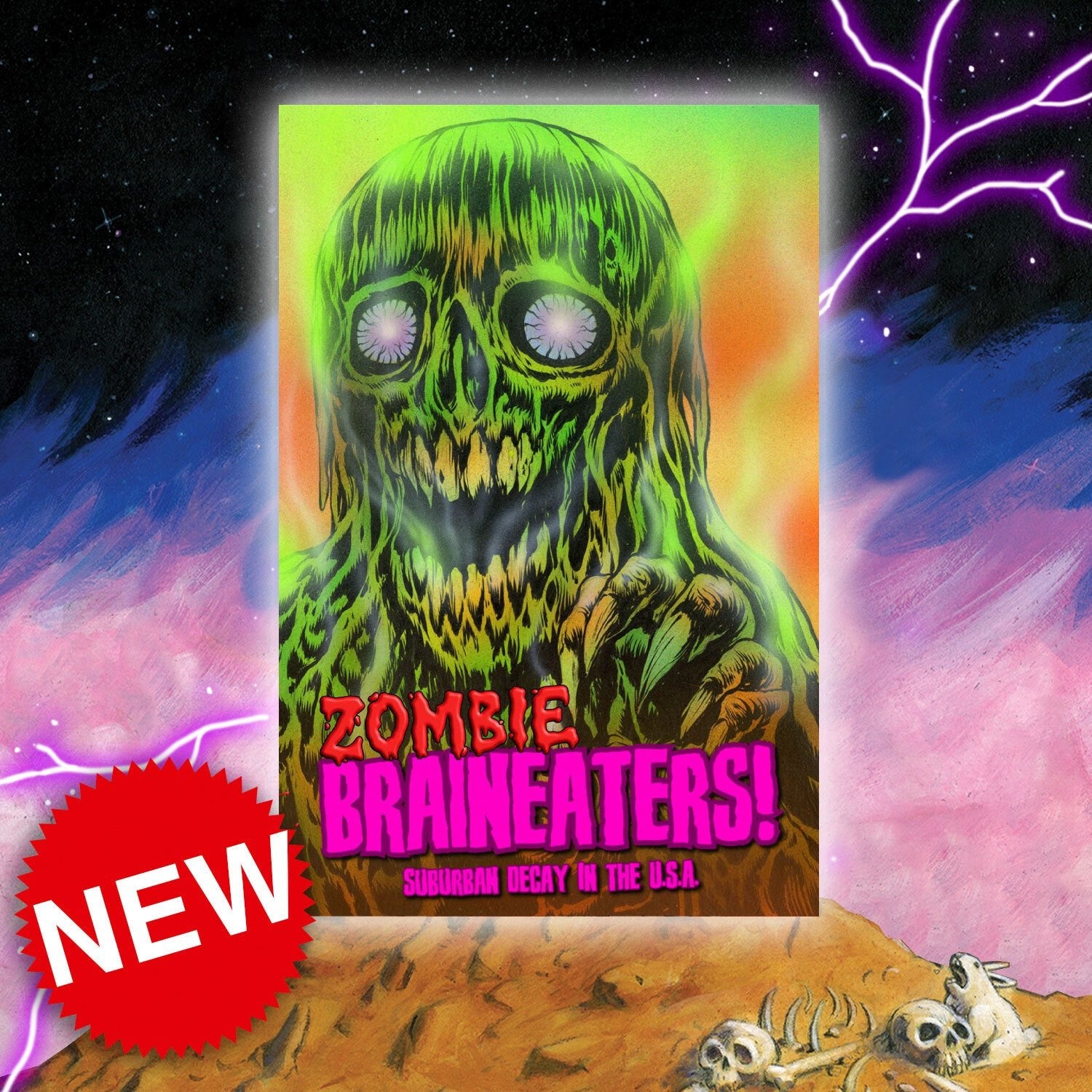 Zombie Braineaters! Suburban Decay In The U.S.A. + PDF - Exalted Funeral