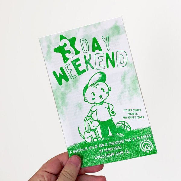 3 DAY WEEKEND - ZINE - Exalted Funeral