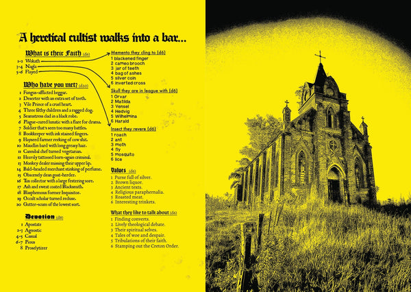 30 Days of MÖRK BORG Adventure Chapbook Volume 3: 3 Churches + PDF - Exalted Funeral