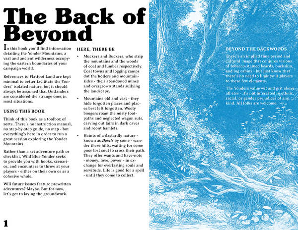 Wild Blue Yonder: Issue No. 1 + PDF