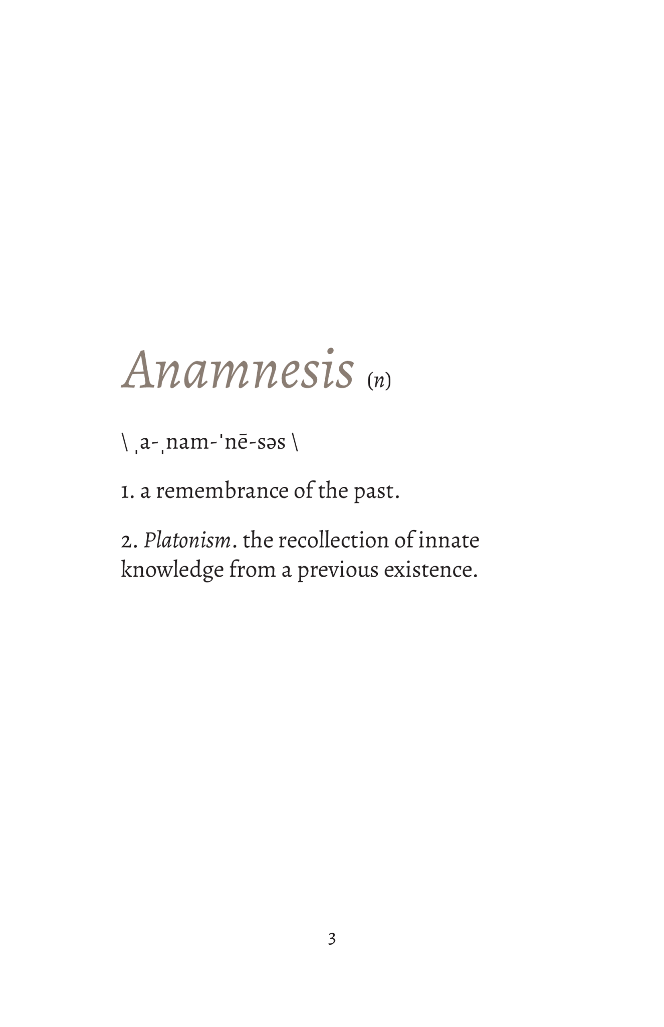 Anamnesis + PDF - Exalted Funeral