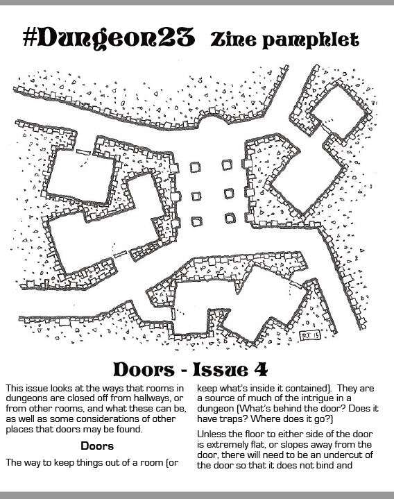 Antherwyck Games Dungeon23 Pamphlet Zine + PDF - Exalted Funeral